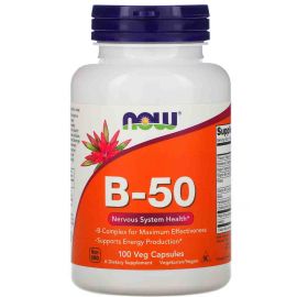 NOW Vitamin B-50 complex caps