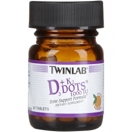 Twinlab Vitamin D3 + K2 Dots