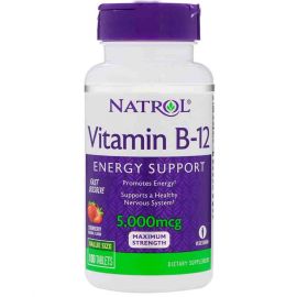 Vitamin B-12 5000 mcg Fast Dissolve от Natrol